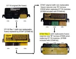 07347 Meyer Nite Saber New Style Headlight Module - OEM - Image 5