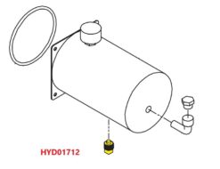 Alternative view of Boss HYD01712 Magnetic Drain Plug 3/8" NPT - OEM