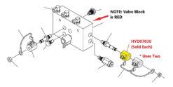 HYD07030 Boss Hydraulic Valve Coil 12V System - OEM - Image 2