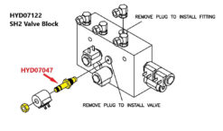 HYD07047 Boss RT3 SmartHitch2 Valve Cartridge - OEM - Image 2