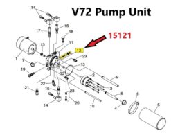 15121 Meyer Adjustable Relief Valve Kit for E72 V70 V71 Pumps - OEM - Image 2
