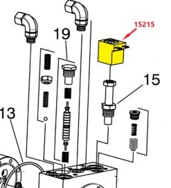 15215 Meyer Coil 12V DC #8  Two 1/2" Male Tabs - Aftermarket - Image 2