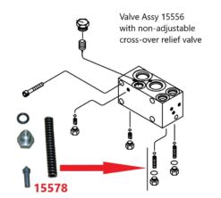 15578 Meyer E46 E47 Non-Adjustable Crossover Valve Kit - OEM - Image 2