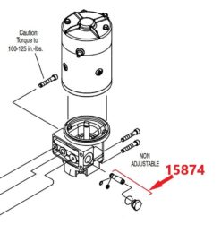 Alternative view of Meyer 15874 Relief Valve Assembly - OEM