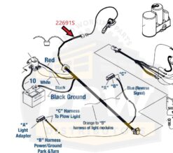 22691S Meyer 20-Pin Round Truck Side Pump Control Harness - OEM - Image 4