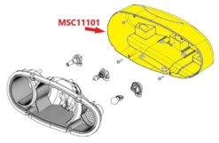 MSC11101 Boss SmartLight2 Headlight Housing Kit Driver Side 2008 and Newer - OEM - Image 2
