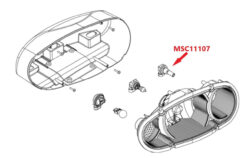 MSC11107 Boss SmartLight2 (SL2) Headlight High Beam H9 Bulbs 2008 and Newer - OEM - Image 2