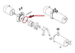 MSC03501 Boss Barnes Reservoir O-Ring - OEM - Image 2