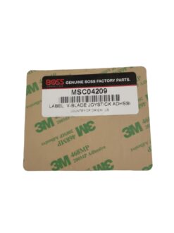 MSC04209 Boss V-Blade Joystick Adhesive Label - OEM - Image 2