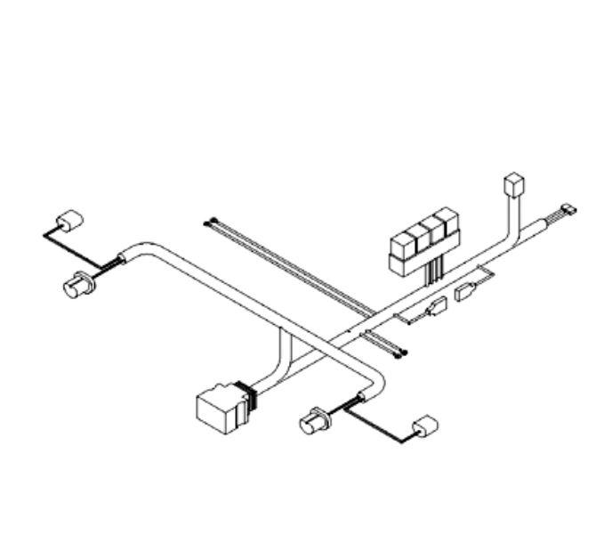 MSC04316 Boss Wiring Harness 13-Pin Vehicle Side, 4-Relay - OEM - Image 3