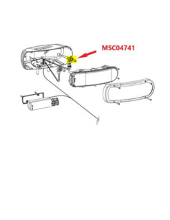 Alternative view of Boss MSC04741  Halogen SmartLight1 (SL1) Headlight High Beam 9005 Bulb - OEM