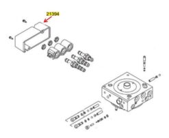 21394 Western Fisher Cover Assembly Insta Act - OEM - Image 2