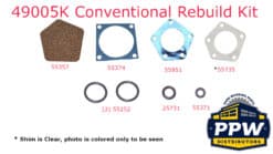 Western 49005K Fisher Conventional Rebuild Kit - OEM