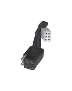 Western 62392 Fisher 21019 Control Adapter Harness SAE to Molex Black Plug to White - OEM