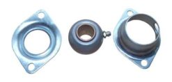 Western 65409 Fisher 3/4" Flange Bearing 2 Holes 5/16" Bolt Size - OEM