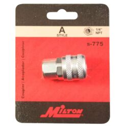 S-775 1/4" FNPT A Style Coupler - Image 2