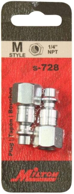 S-728 1/4" FNPT M-Style Plug