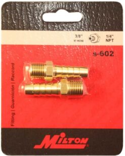 S-602 1/4" MNPT 3/8" ID Hose End Fitting