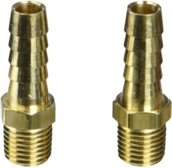 S-602 1/4" MNPT 3/8" ID Hose End Fitting - Image 2