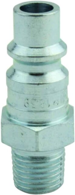 S-1839 1/4" MNPT H Style Air Compressor Quick Connect Air Fitting Plug - Image 3