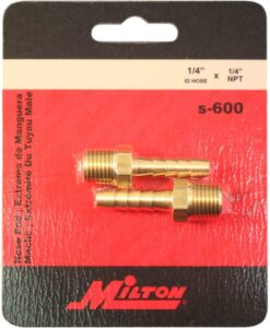 Alternative view of S-600 1/4" MNPT 1/4" ID Hose End Fitting