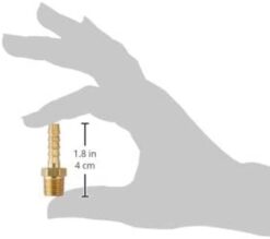 S-600 1/4" MNPT 1/4" ID Hose End Fitting