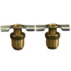 S-614-4 1/4" NPT Brass Compressor Tank Drain Cock