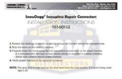 16160112 SnowDogg Repair Headlight Connector for 16160100 Harness - Image 2