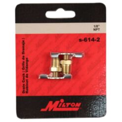 S-614-2 1/8" Compressor Tank Drain Cock - Image 2