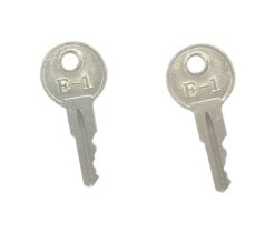 1919M Golf Cart E-Z-GO 1982-Up Gas and Electric Golf Cart Replacement Ignition Keys, Pair