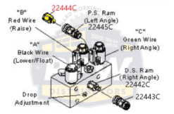22444C Meyer SAE Female Threaded Nipple - OEM - Image 2