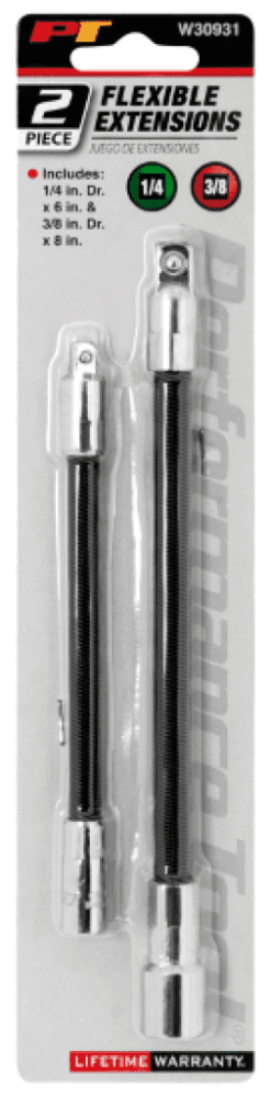 Alternative view of Performance Tool W30931 2pc Flexible Extension Set