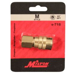 S-718 3/8" FNPT M Style Coupler - Image 2