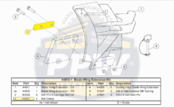44507 Western Fisher Bar Clamp for Blade Wing Extension - OEM - Image 2