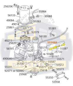 Alternative view of Western 55568K Fisher Check Valve Assembly - OEM