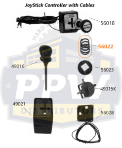 Alternative view of Western 56022 Cable Controller Center Spring - OEM