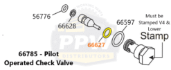 66627 Western Fisher O-Ring 011 - OEM - Image 2