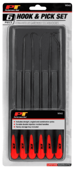 Alternative view of Performance Tool W942 6pc Hook and Pick Set