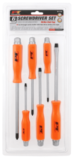 Alternative view of Performance Tool W1729 6pc Strike Cap Screwdriver Set