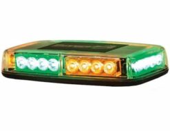 8891049 Buyers LED Magnetic Mount 10 Pattern Light Bar Amber and Green