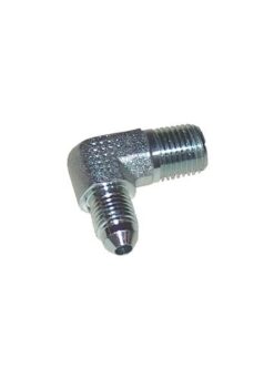 C5405X4X4 Eaton Weatherhead 90 Deg Fitting 1/4" JIC to 1/4" NPT Straight Pipe