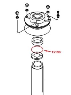 Alternative view of Meyer 15198 E Series 1-1/8" ID O-Ring - Aftermarket