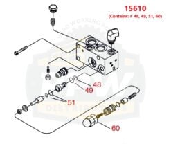 Alternative view of Meyer 15610 E Series Crossover Valve Seal Kit - Aftermarket