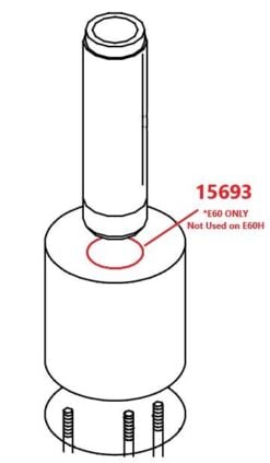Alternative view of Meyer 15693 O-Ring 1-1/2" I.D. E60 Only - Aftermarket