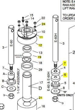 15705 Meyer Master Seal Kit For E60 E60H - Aftermarket - Image 3