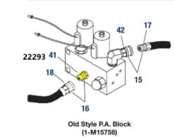 22293 Meyer 3/4-16 Male Coupler Valve Block Side - Aftermarket - Image 2