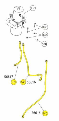 Alternative view of Western Standard Pro Pro-Plus Non-Fleet Flex Hose Kit - Aftermarket