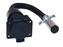 Buyers TC1067P Round 6 Way to 7-Way Flat Adapter