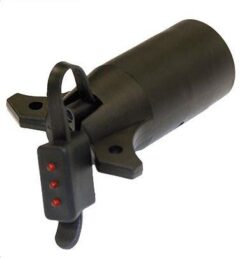 TC2074T Buyers Plastic 7-Way To 4-Flat Trailer Connector Adapter with LED Tester