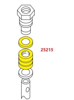 Alternative view of 25215 / 3623 Western Fisher 2" Packing Set - Aftermarket